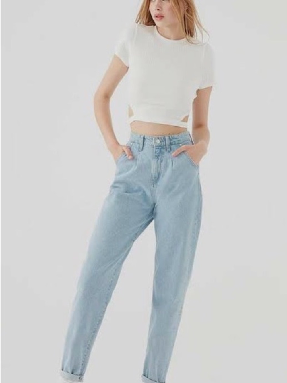Mavi Laura High waisted pleated jeans - Picture 2 of 5